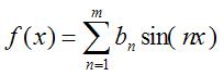 Fourier Series (sine only)